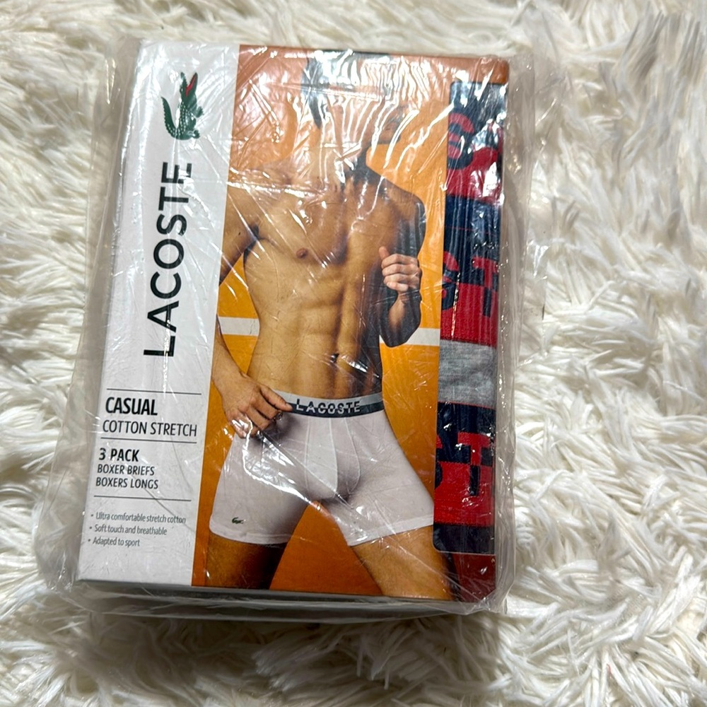 Lacoste 3 pack boxer brief